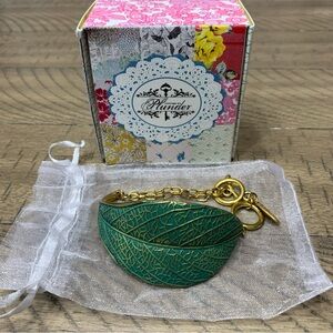 Plunder‎ Leaf Clasp Bracelet Gold and Green NWT